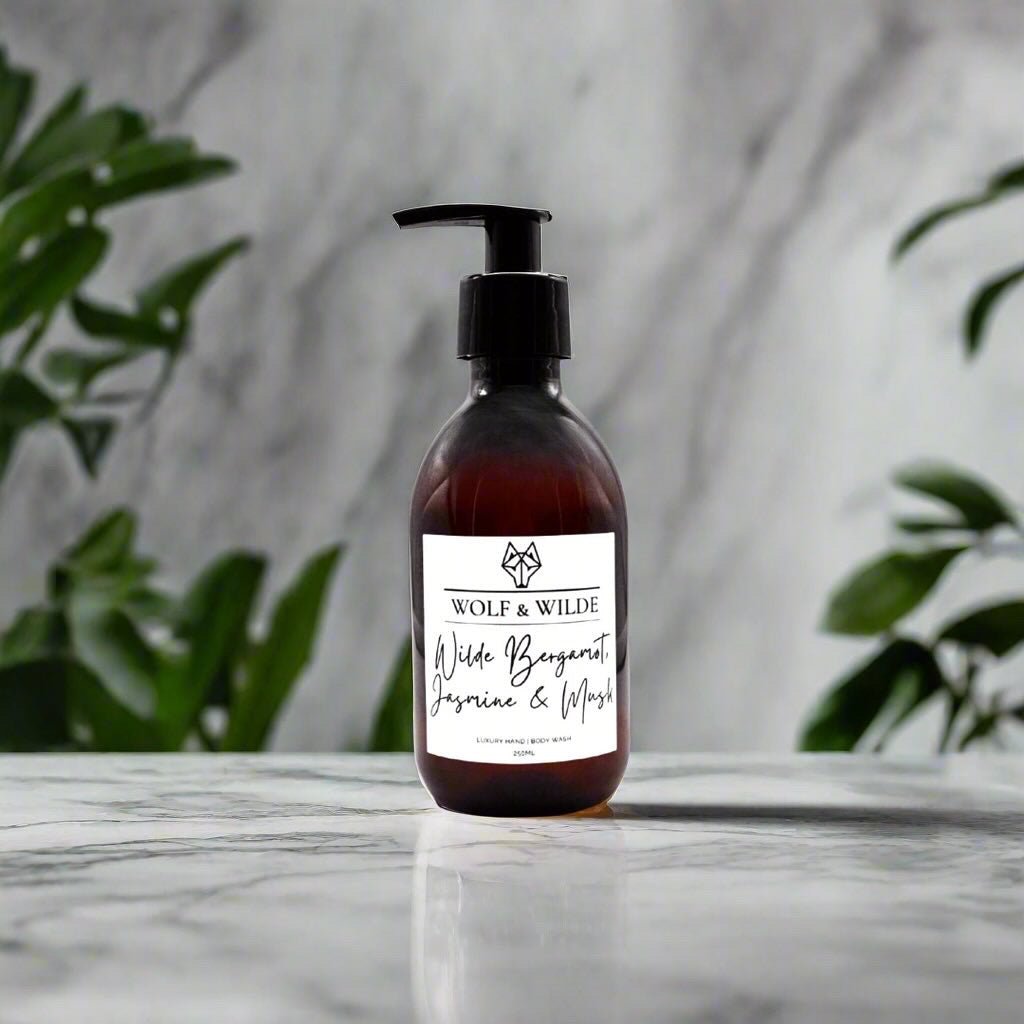 Wilde Bergamot, Jasmine & Musk Luxury 2 In 1 Liquid Soap - Hand & Body 250ML