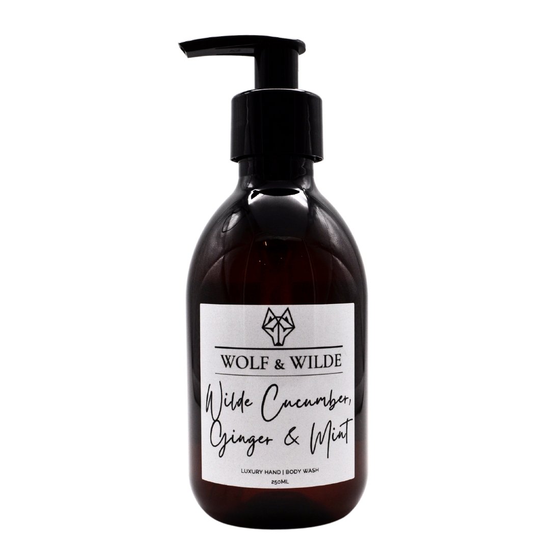Wilde Cucumber, Ginger & Mint Luxury 2 In 1 Liquid Soap - Hand & Body 250ML