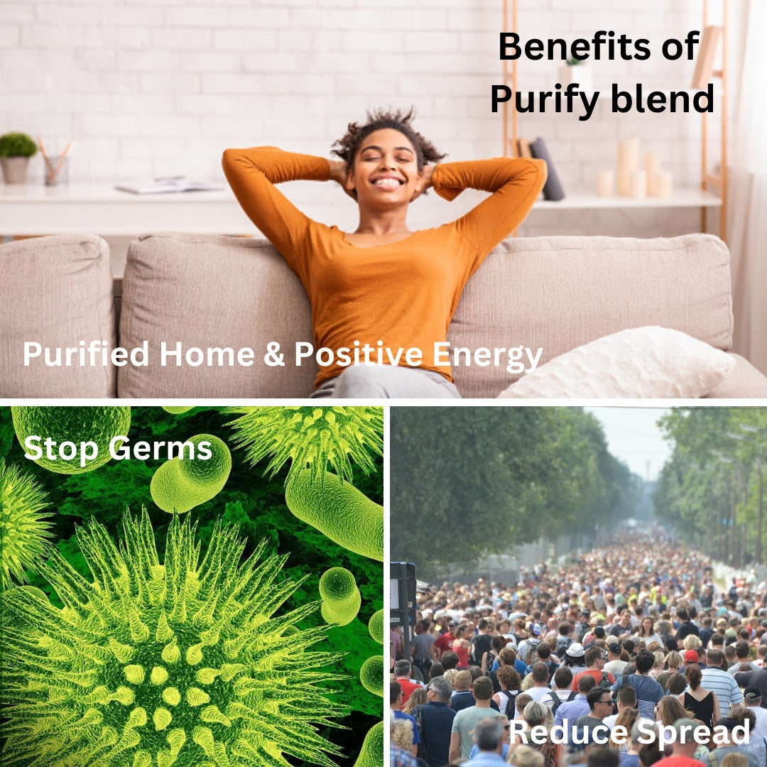 Purify | Clean Air | Rid of Germs | Positive Energy | Pure Essential Oil Australia
