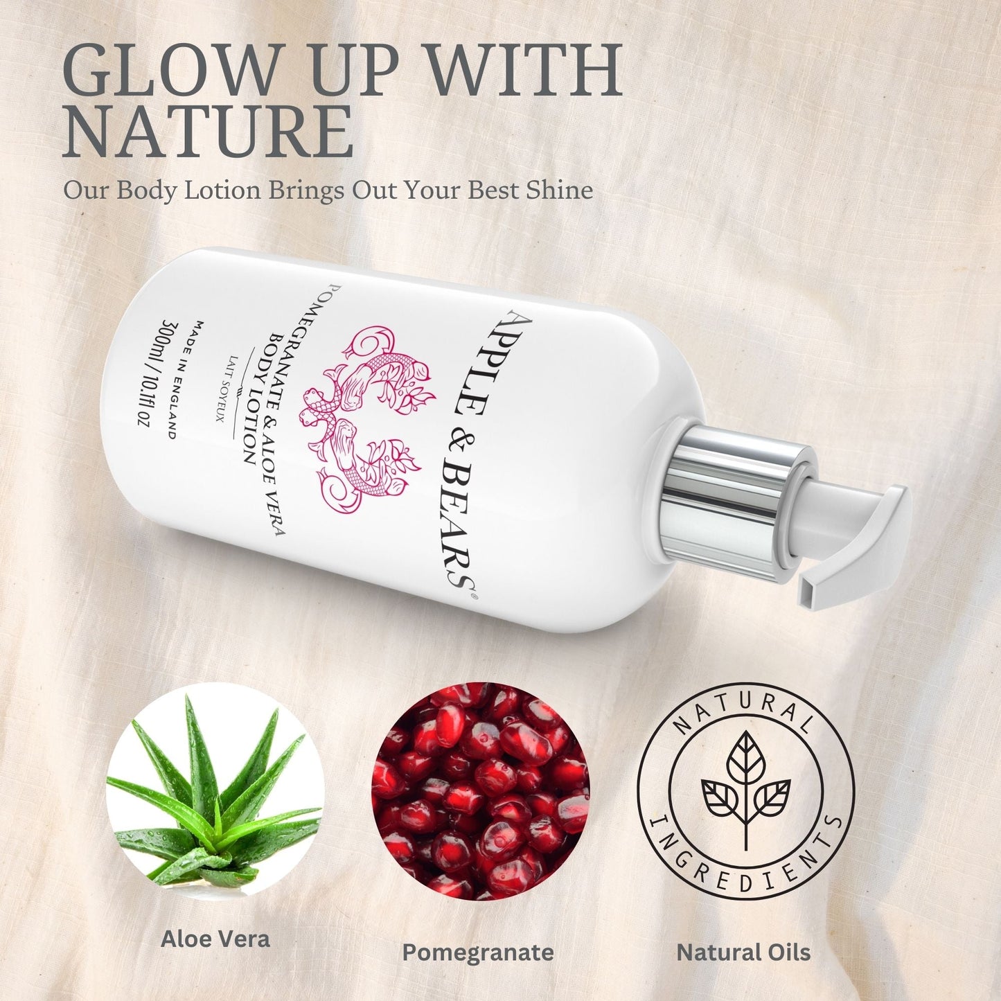Pomegranate & Aloe Vera - Body Lotion - 300ml/10.1 fl oz