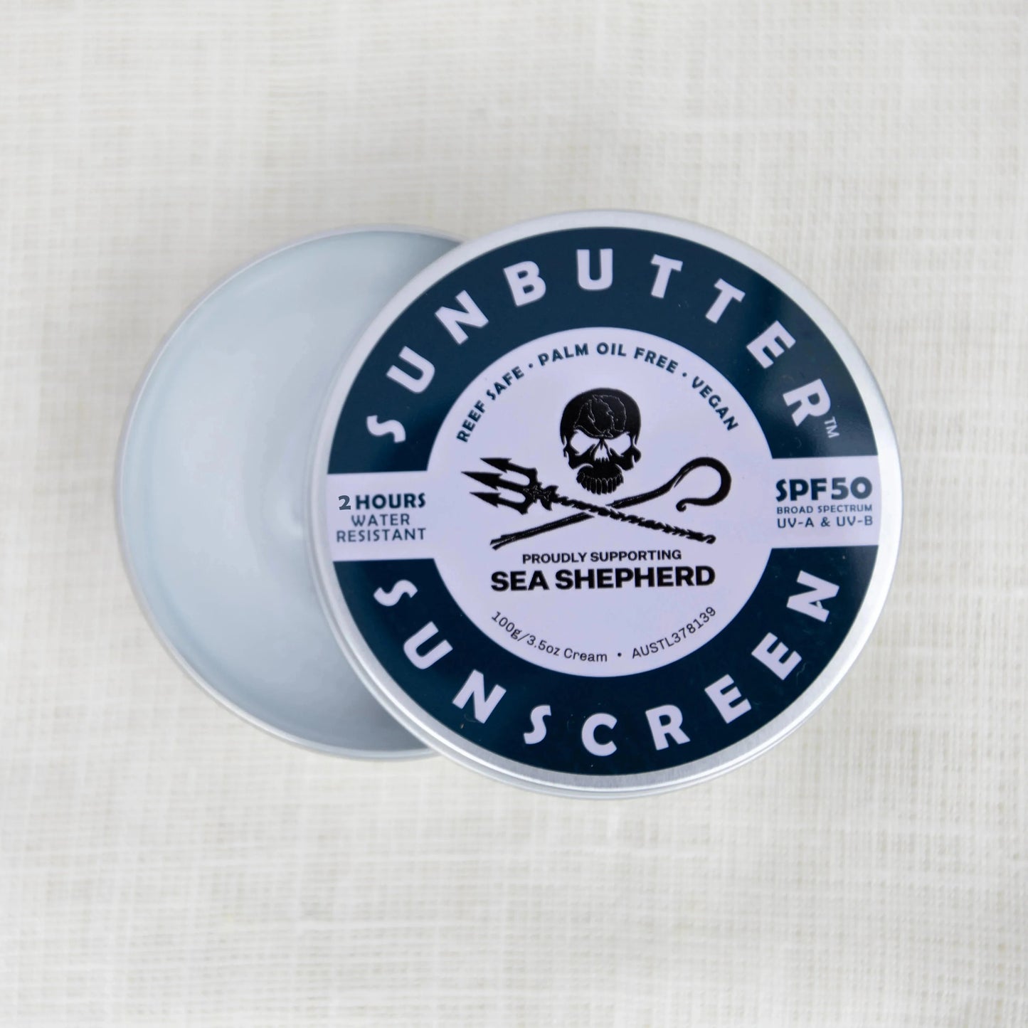 Sea Shepherd x SunButter SPF50 Sunscreen