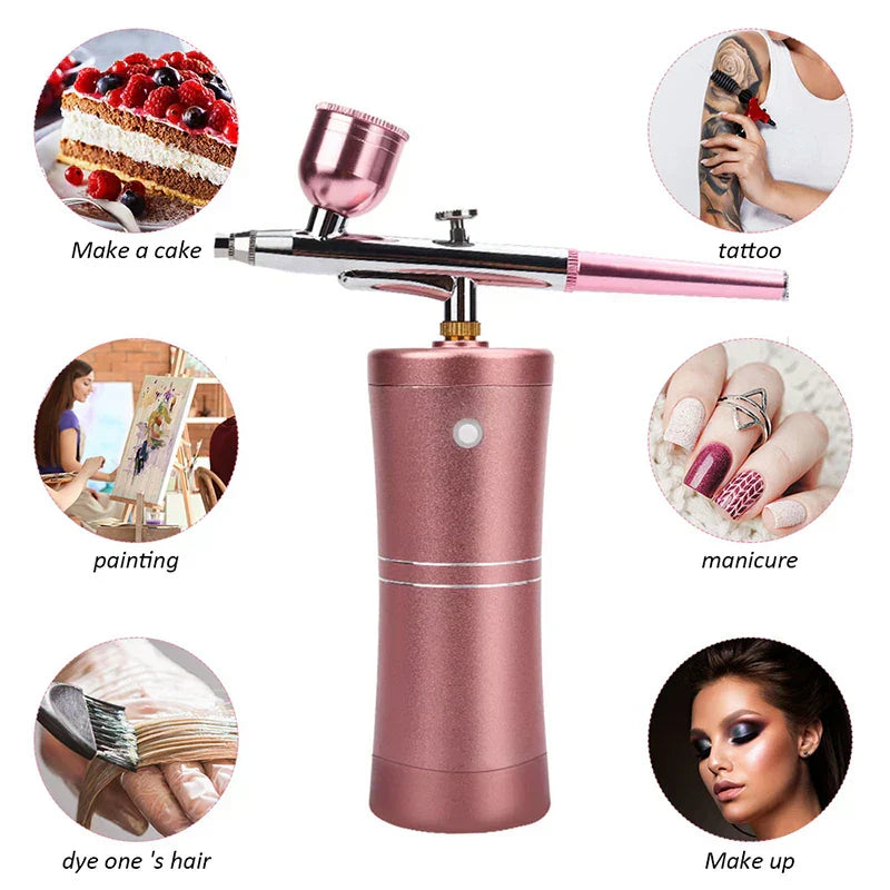 Spray Face Steamer - High Pressure, Moisturizing, Facial Pore Cleaner, Skin Care Airbrush
