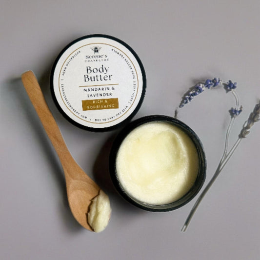 Shea Body Butter | Mandarin and Lavender | 40g