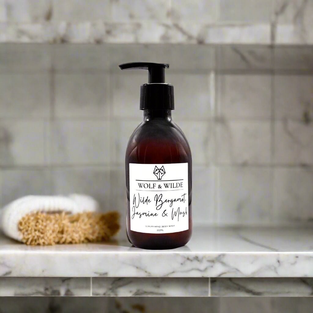 Wilde Bergamot, Jasmine & Musk Luxury 2 In 1 Liquid Soap - Hand & Body 250ML
